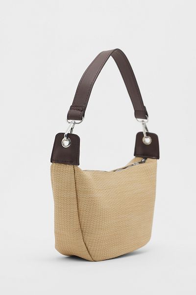 ALTUDA Straw Patterned Women's Shoulder Bag - Cross Strap Sumy