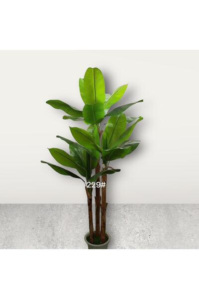 Happyland Yapay Japon Muzu Ağacı Yeşil 22 Yapraklı 250 Cm (Saksı Dahil Değildir)