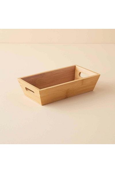 ELZEY HOME 23x13cm Bamboo Bread Box