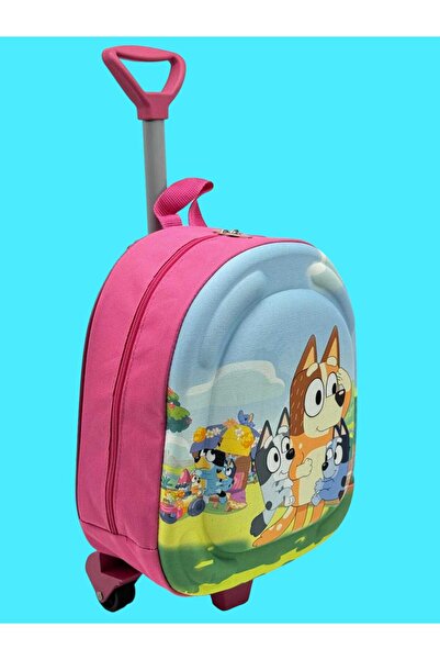 Tezzgelsin Rucsac cu imprimeu color Eva pentru fete - creșă cu racletă și roți în relief