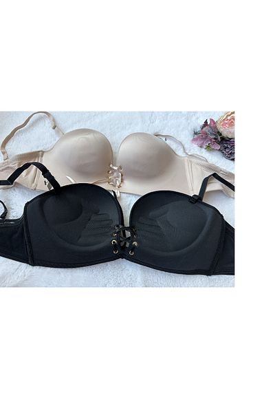 Love Fuchsia Underwear Διπλό σουτιέν Push Up με ρυθμιζόμενο κορδόνι με έξτρα επένδυση