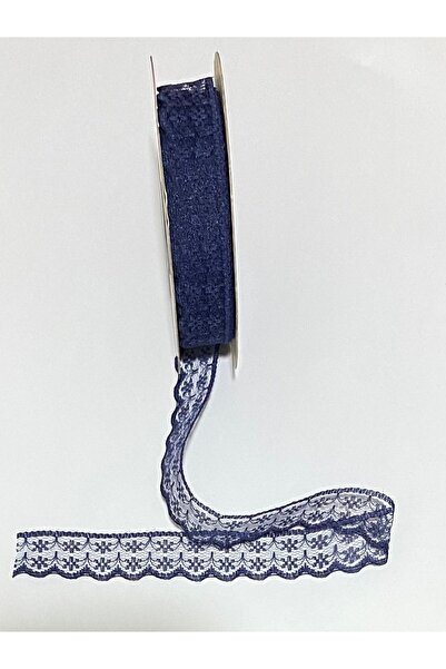 Majestik Tül Güpür. (fisto) 2.5cm. 4 Metre. Koyu Laci.