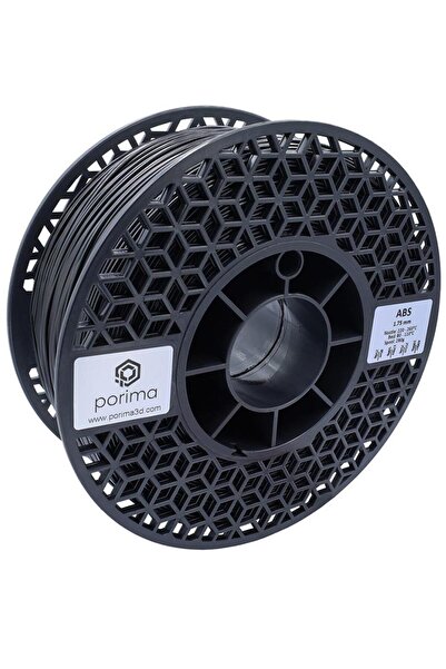 Porima ABS 1.75mm Siyah RAL9005 Filament 1 Kg