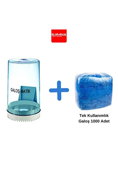 Galoşmatik Dispenseri Içten Çekmeli Ve 1000 Li Galoş Seti