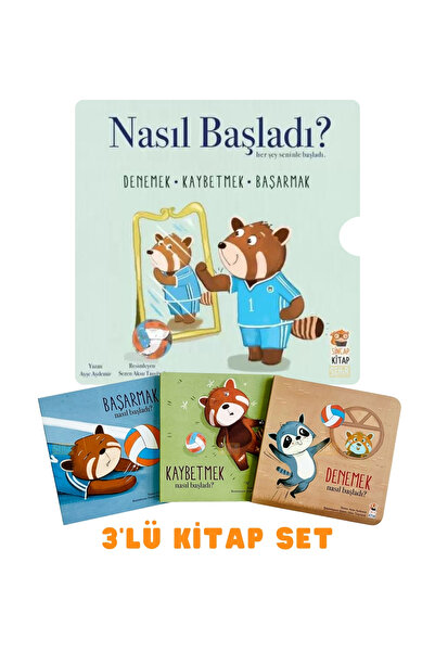 Sincap Kitap Nasıl Başladı Kitap Seti Denemek-Kaybetmek-Başarmak 3 Kitap 1 Ar...