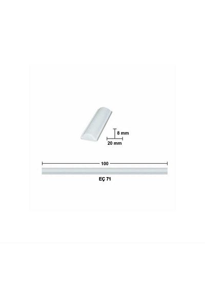 DERYA DESİNG ART 100cm Flexible Ready Slat - Eç71 Width, 2 cm Length
