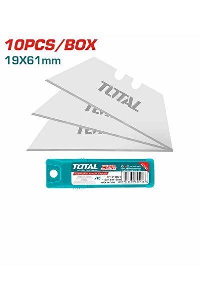 TOTAL Küçük Maket Bıçağı Ucu 10'Lu Paket NMS HIRDAVAT
