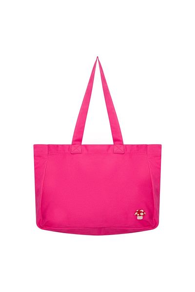 Kity Boof Fuchsia Shopper Canvas Bag