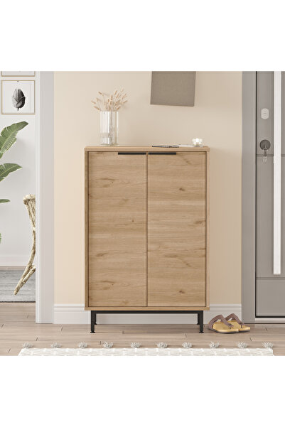 L'occi Concept Sleek 72 cm Ayakkabılık Metal Ayaklı 5 Raflı Sepet SK1-S