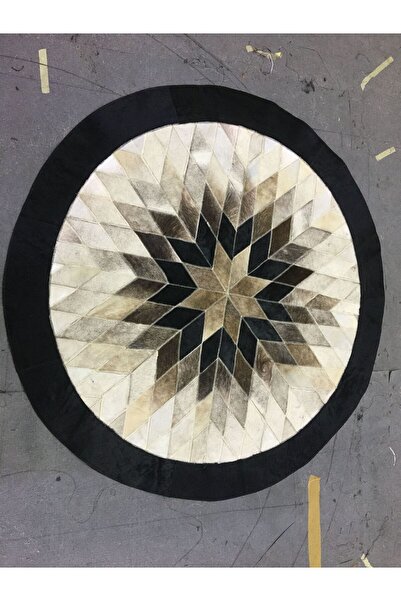 Victory Leather Carpet Dekoratif baklava desenli deri halı
