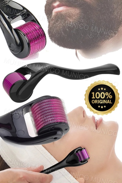 Munico Titanyum Mikroiğne Skar Derma Rulo Sakal Çıkma Saç Dökülmesi 1.0 mm Un...