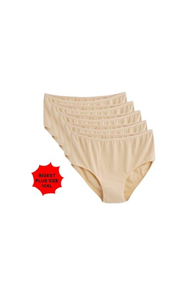 unishe Large Size 10 Cotton High Waist Panties