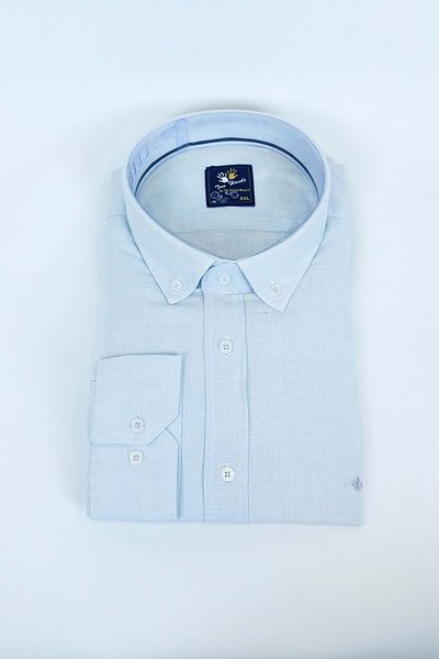 TANİŞ GİYİM KRK Cotton Filafil Slim - 100% βαμβάκι, μακρύ μανίκι, εύκολο σιδέρωμα, γρήγορο που δεν ιδρώνει, πουκάμισο χωρίς ρυτίδες