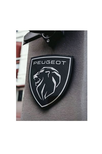 3D Peugeot New Generation Logo 120X130X2,4Mm