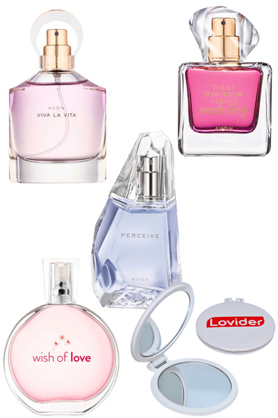 AVON Kadın Parfüm Seti; Viva La Vita + Wish Of Love + Perceive + TTA Everlast...