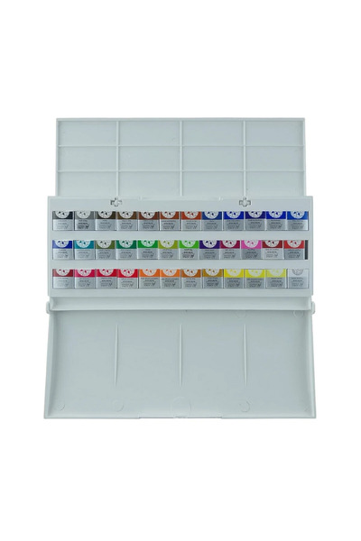 Afra Artists Water Colours Sulu Boya Tablet Seti 36lı Profesyonel Set Plastik...