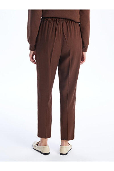 LC Waikiki Standard Fit Women's Trousers with Elastic Waist