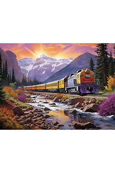 Yıldızan Train Ride 30X40 Pixart Art Diamond Mosaic Painting Diamond Turkey - Egc-110