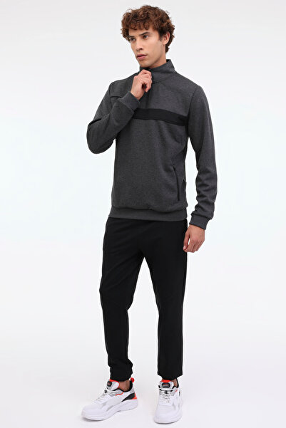 Kinetix M-CGK28 NIMBUS HALF ZIP S Antrasit Erkek Sweatshirt
