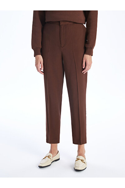 LC Waikiki Standard Fit Women's Trousers with Elastic Waist