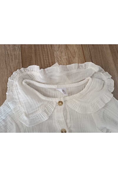 SARE TEKSTİL Collared Muslin Dress