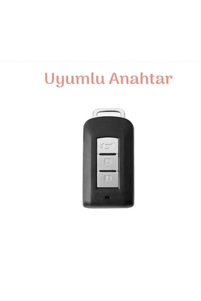 ŞENYILDIZ AKSESUAR Mitsubishi Outlander Asx Lancer Pajero Eclipse - Grey-Gold 2ndPicture Key Case, Please See
