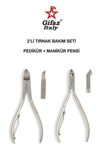 Gifaz İtaly Gifaz Italy - مجموعة أطواق مانيكير وباديكير للعناية الاحترافية