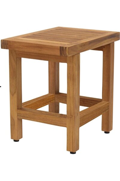 OBERS IROKO DUŞ TABURESİ 30x30x35cm DUŞ OTURAĞI