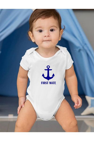 venüsdijital Body pentru bebeluși First Mate - Body Detaliat