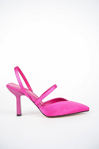 Buem Strapped Open Heel Daily Comfortable Heeled Shoes