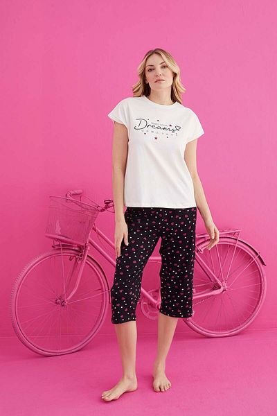 ELİTOL Lycra Cotton Capri Set