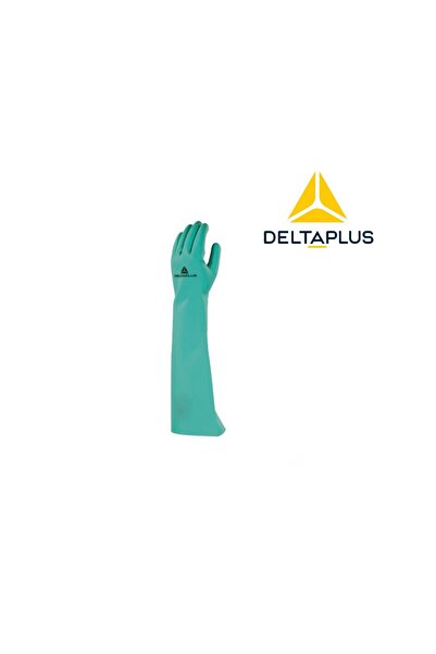 Delta Plus قفاز عمل طويل مقاوم للمواد الكيميائية من نيتريكس VE846 مقاس 46 سم.