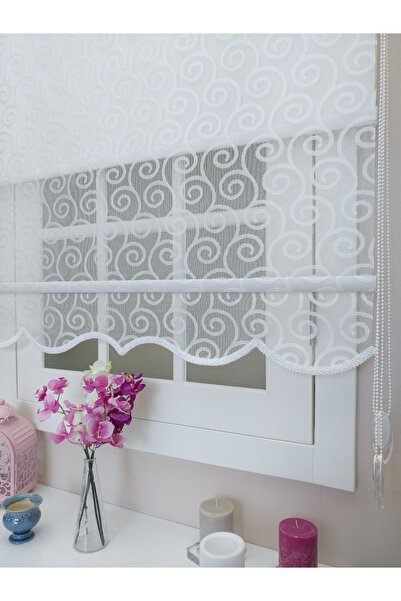 atölyeperde Atölye Perde Çiftli Sistem Sarmaşık Modern Tül Ve Stor