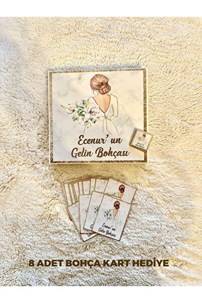 ouzhanya hediyelik GELİN BOHÇASI ÇiKOLATASI 8 ADET BOHÇA KARTI HEDİYELİ 32 AD...