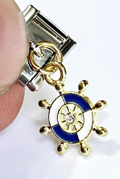 Takı Dükkanı سوار بحار من الفولاذ الإيطالي مقاس 9 مم - قطعة واحدة SCB26C