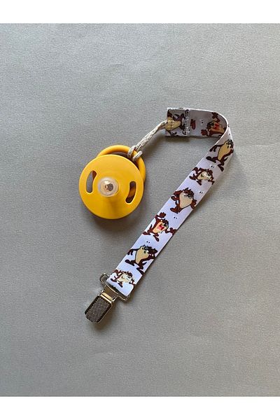 KARAMİLA Pacifier Strap and Chain - Handmade Holder