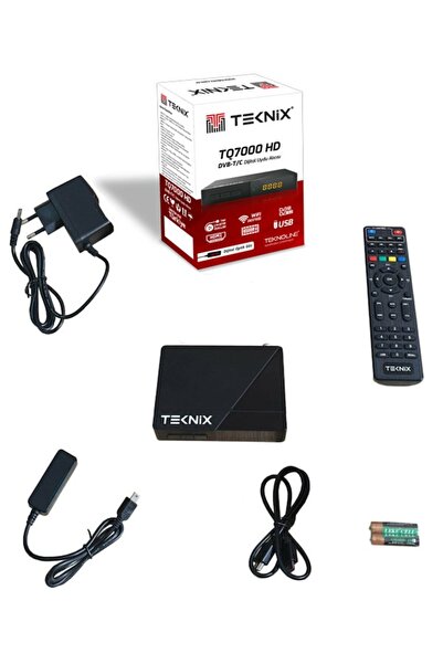 TEKNIX Tq-7000 Hd Dvb T & Dvb C Hd Karasal Ve Kablo Tv Alıcısı