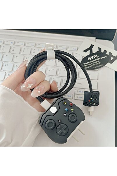 Twinix Şarj Aleti Kablosu Kablo Kordon Koruyucu Spiral Sarma Kılıf Koruma