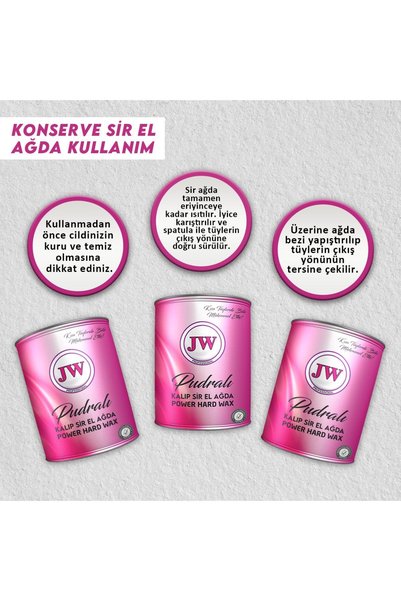Jw Konserve Sir Ağda Titanyum Pudralı 800 Gr