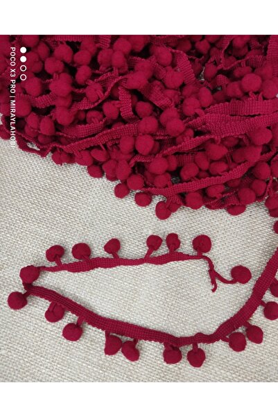 miraylahobi Стрічка Ponpon 20 метрів 1 пакет бордовий – Ponpon