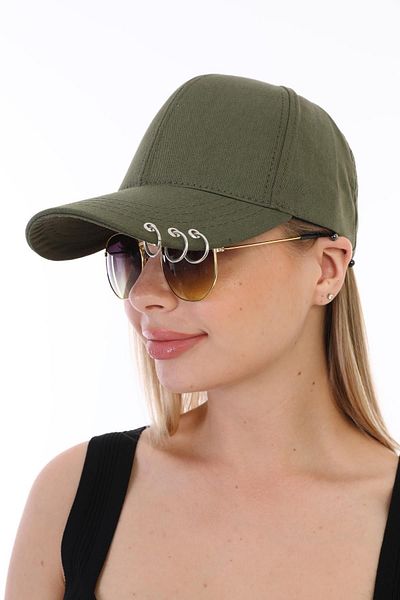 Ritagarcia Unisex Piercing Khaki Hat