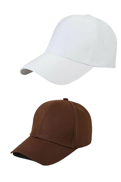 Ritagarcia Unisex Adjustable Sports Byeaz-brown Basic Cap Hat Set of 2