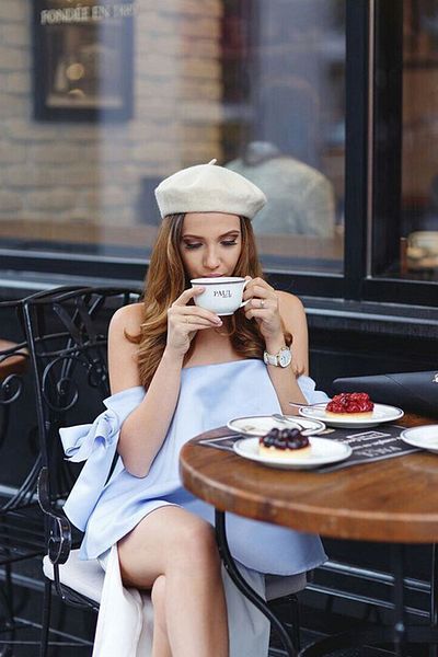 Ritagarcia Барета от френски филц в екрю