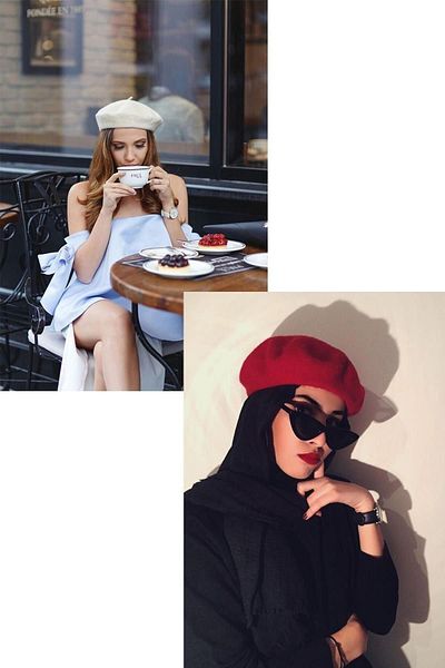 Ritagarcia French Felt Painter Beret Set of 2