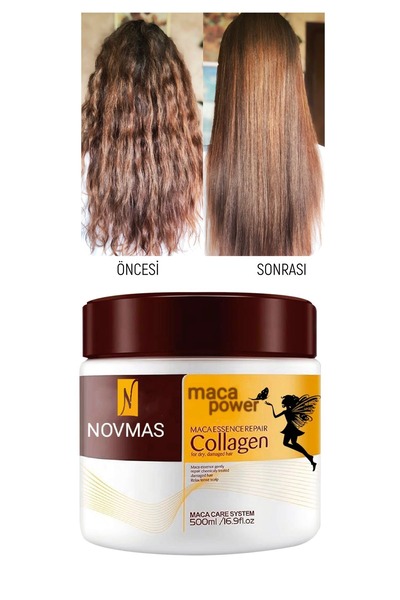 BİYUTREND Maca Özlü Ve Buğday Proteinli Collegen Saç Maskesi500 ml