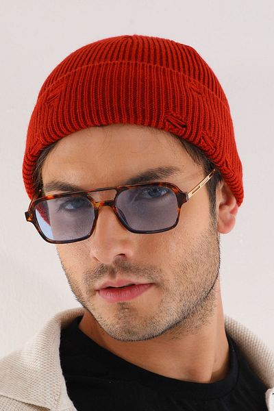 Ritagarcia Men's Ripped Cream Beret