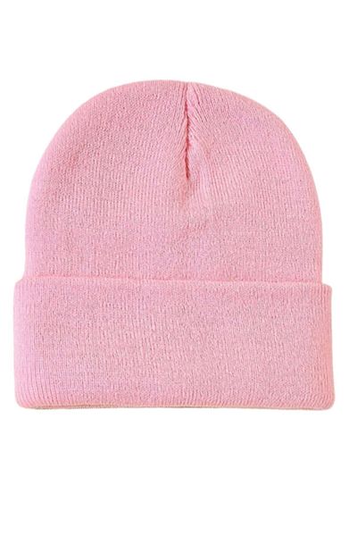 Ritagarcia Unisex Χειμερινό ροζ διπλωμένο μπερέ