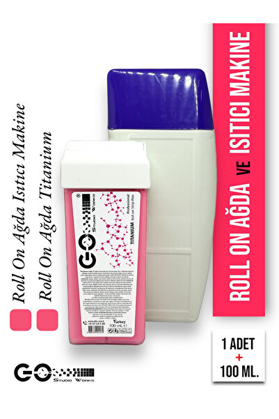 Go Studio Works Roll On Kartuş Ağda Isıtıcı Makine & Roll On Kartuş Ağda Titanium