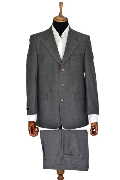 BAGLAN Men's Gray Suit - RB-01453