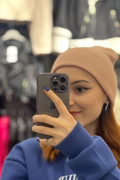 Ritagarcia Unisex Winter Powder Folded Beret